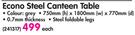 Econo Steel Canteen Table