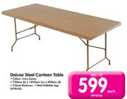 Deluxe Steel Canteen Table