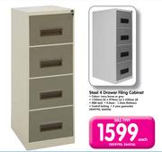 Steel 4 Drawer Filing Cabinet