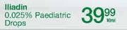 Illadin 0.025% Paediatric Drops-10ml