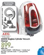 Aeg 2000W Bagless Cylinder Vacuum Cleaner AO4009