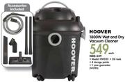 Hoover 1800W Wet And Dry Vacuum Cleaner HWD20