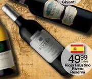 Rioja Faustino Rivero Reserva-750ml