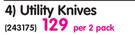Utility Knives-Per 2 Pack