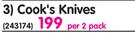Cook's Knives-Per 2 Pack