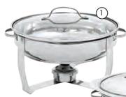 Chafing Dish-3.7Ltr With Ceramic Insert