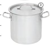 Aro Professional Stock Pot Stainless Steel-4Ltr
