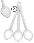 3 Pack Solid Basting Spoon
