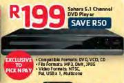 Sahara 5.1 Channel DVD Player