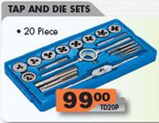 Tap And Die Sets 20 Piece TD20P