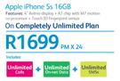 Apple iPhone 5s 16GB-On Completely Unlimited Plan