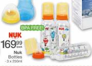 Nuk Bottles-3 x 250ml