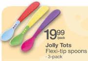 Jolly Tots Flexi-Tip Spoons-3 Pack