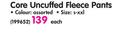 Mens Core Uncuffed Fleece Pants-Each
