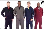 Mens Core Fleece Zip Through Top-Each