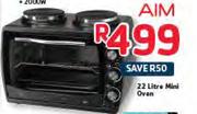 Aim 22Ltr Mini Oven