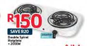 Counter Point Double Spiral Hotplate-2000W