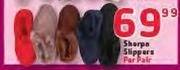 Sherpa Slippers-Per Pair