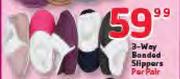 3 Way Bonded Slippers-Per Pair