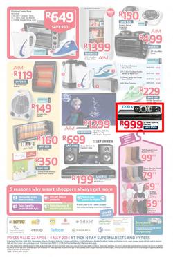 Pick N Pay Inland : Shop Smart & Save (22 Apr - 4 May 2014), page 16