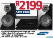 Samsung 2.0 Dual Docking Micro DVD System