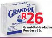Grand-Pa Headache Powders-25's