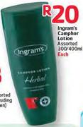 Ingram's Camphor Lotion Assorted-300/400ml