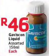 Gaviscon Liquid Assorted-150ml