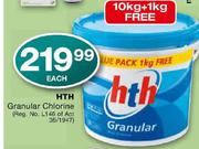 HTH Granular Chlorine-10kg+1kg Free
