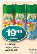 Air Wick Lugverfrisser Waardepak-3x180ml