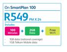 Apple iPhone-5s 16GB-On SmartPlan 100