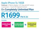 Apple iPhone-5s 16GB-On Completely Unlimited Plan