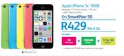 Apple iPhone 5c-16GB-On SmartPlan 50