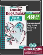Housebrand Dog Food Assorted 8Kg-Each