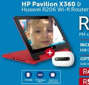 HP Pavilion X360 & Huawei R206 Wi-Fi Router-On MyGig 1