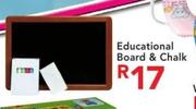 Educational Board & Chalk