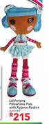 Lalaloopsy Pillowtime Pals With Pyjama Pocket Assorted