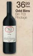 Odd Bins Bin 703 Pinotage-750ml