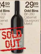 Odd Bins Bin 260 Cabernet Sauvignon/Merlot-750ml