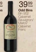 Odd Bins Bin 902 Cabernet Sauvignon/Merlot/Cabernet Blanc-750ml