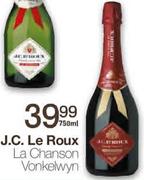 J.C Le Roux La Chanson Vonkelwyn-750ml