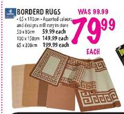 Borderd Rugs-65x110cm