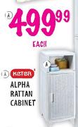 Keter Alpha Rattan Cabinet