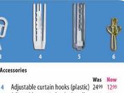 Adjustable Curtain Hooks(Plastic)