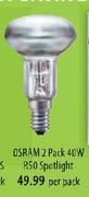 Osram 2 Pack Spotlight-40W
