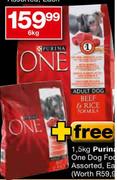 Purina One Dog Food Assorted-6kg