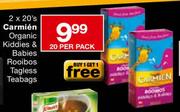 Garmien Organic Kiddies & Babies Rooibos Tagless Teabags-20's Per Pack