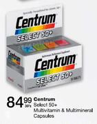 Centrum Select 50+ Multivitamin and Multimineral Capsules-30's