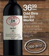 Odd Bins Bin 511 Merlot-750ml