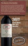 Odd Bins Bin 511 Merlot-750ml